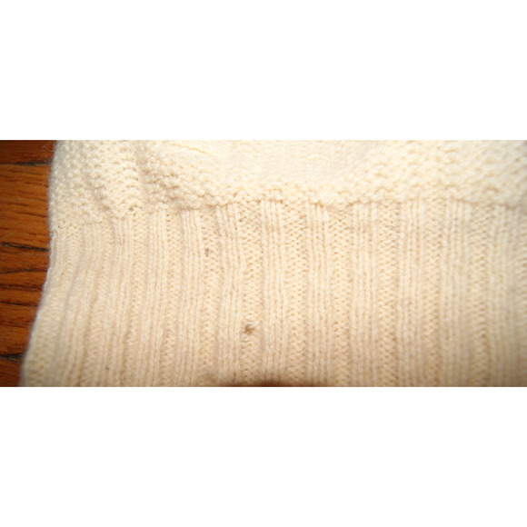 Vintage 80s LL Bean Sweater Mens M Long Zip Wool USA - Picture 13 of 14